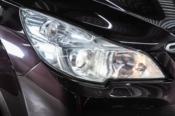 Novosibirsk Russia July 2020 Subaru Outback Detail Light Close New — Stock Photo, Image