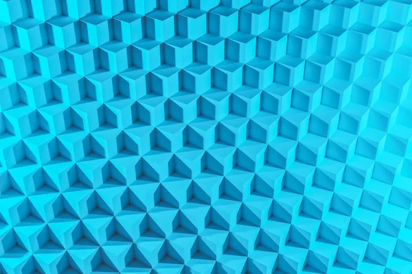 Иллюстрация Рядов Голубого Cube Set Жевательной Резинки Голубом Фоне Параллелограмма — стоковое фото