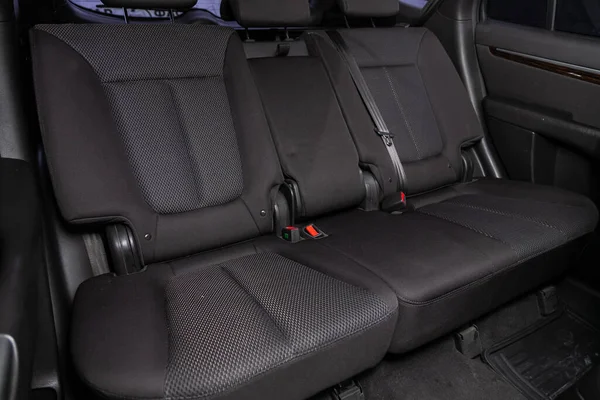 Novosibirsk Rusia Julio 2020 Hyundai Santa Coche Comfort Dentro Interior — Foto de Stock