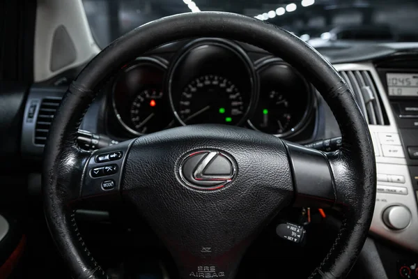 Novosibirsk Rusko Července 2020 Lexus 350 Salon Nového Stylového Vozu — Stock fotografie