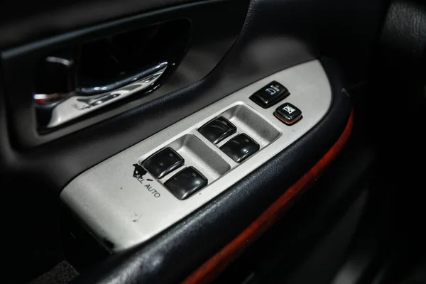 Novosibirsk Russia 2020 Lexus 350 Interior Modern Car 문잠금 — 스톡 사진