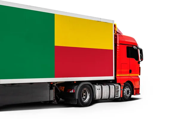 Grote Vrachtwagen Met Nationale Vlag Van Bulgari — Stockfoto