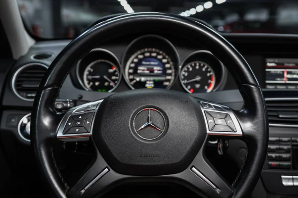 Nowosibirsk Russland August 2020 Mercedes Benz Klasse Salon Eines Neuen — Stockfoto