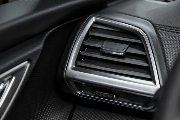 Close Ventilatiesysteem Voor Auto Details Besturing Van Moderne Auto — Stockfoto
