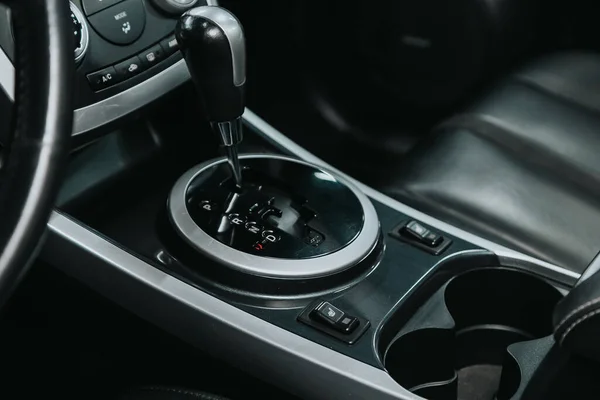 Novoszibirszk Oroszország Szeptember 2020 Mazda Gear Shift Automata Sebességváltó Gépjármű — Stock Fotó