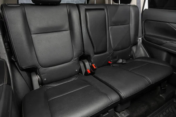 Novosibirsk Rusia Agosto 2020 Mitsubishi Outlander Comfort Car Interior Del —  Fotos de Stock