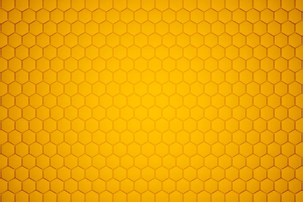 Ilustração Favo Mel Amarelo Monocromático Para Mel Padrão Formas Hexagonais — Fotografia de Stock