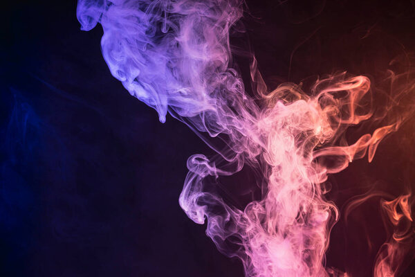 Abstract pink and blue smoke background, seamless texture