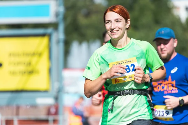 Novosibirsk Russia September 2020 Raevich Half Marathon Novosibirsk Russia September — 图库照片