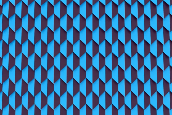 Illustration Motif Bleu Dans Style Ornemental Géométrique Fond Géométrique Abstrait — Photo