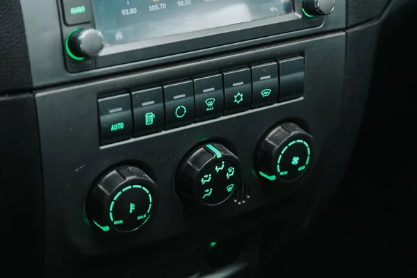 Novosibirsk Russia September 2020 Uaz Patriot Close Car Panel Air — Stock Photo, Image