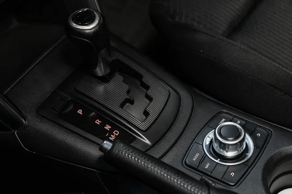 Novosibirsk Russia August 2020 Mazda Gear Shift Automatic Transmission Gear — Stock Photo, Image