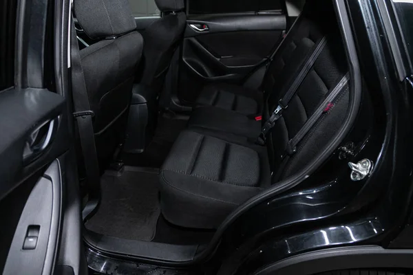 Novosibirsk Rusia Agosto 2020 Mazda Coche Comfort Dentro Interior Del — Foto de Stock