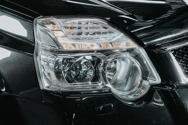 Novosibirsk Rusland September 2020 Nissan Trail Detail Licht Van Dichtbij — Stockfoto