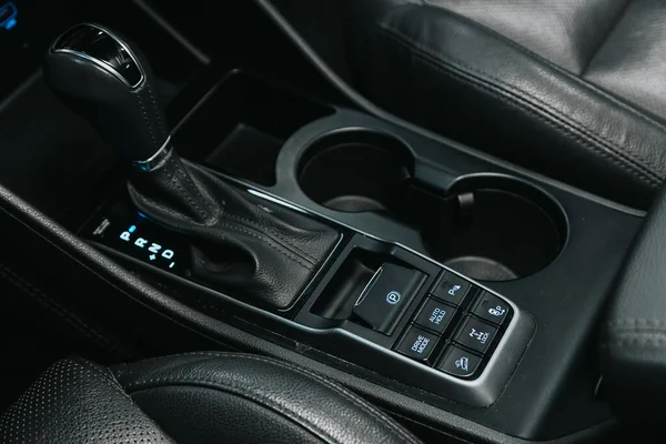 Новосибірськ Росія Жовтня 2020 Hyundai Tucson Gear Shift Автоматична Коробка — стокове фото