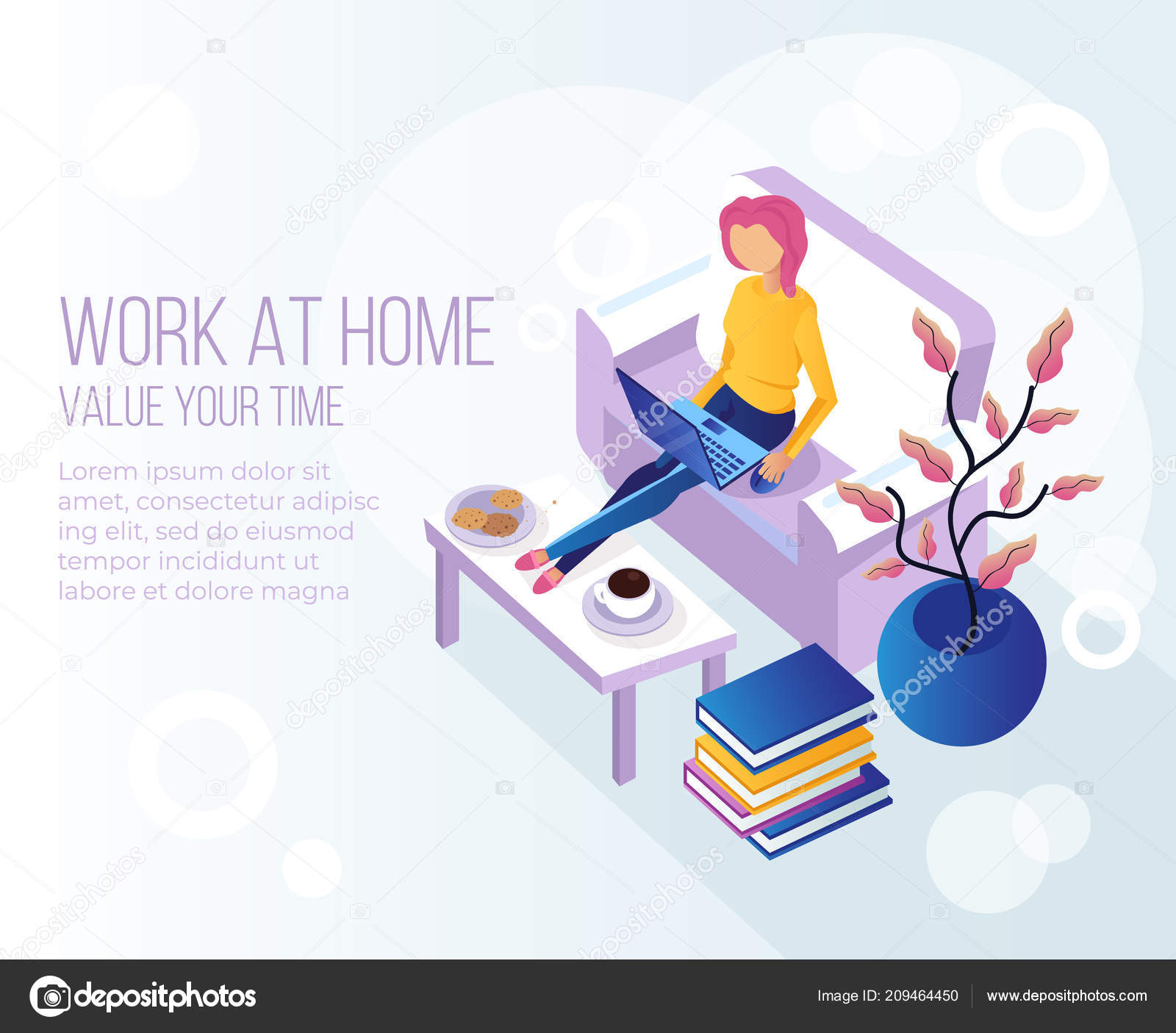 Woman Freelancer Sitting Home Coach Taping Laptop Working Online Freelance Vector Image By C Microbagrandioza Vector Stock Woman Freelancer Sitting Home Coach Taping Laptop Working Online Freelance Vector Image By C Microbagrandioza Vector Stock
