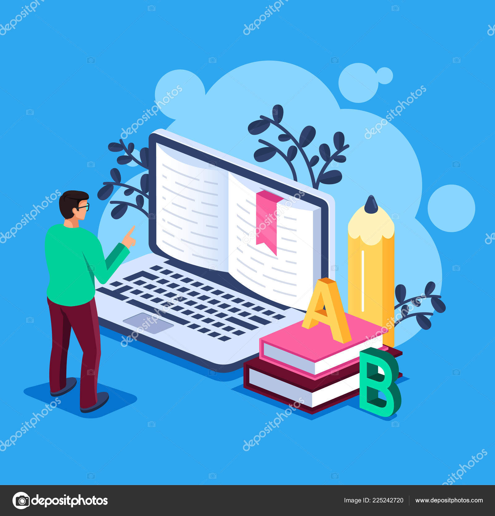 Business Man Student Character Standing Reading Book Internet Laptop Computer Stock Vector Image by ©MicrobaGrandioza #225242720 Business Man Student Character Standing Reading Book Internet Laptop Computer Stock Vector Image by ©MicrobaGrandioza #225242720