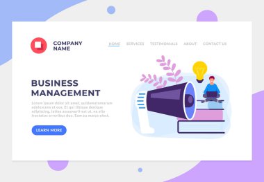 Birlikte çalışan ofis çalışanları takım karakterleri. İş yönetimi afiş afiş web sayfası kavramı. Vektör düz karikatür grafik tasarım afiş afiş illüstrasyon