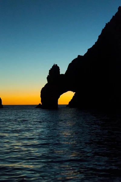 ark, Land's End, Cabo San Lucas, Baja California Sur, Meksika gün batımında