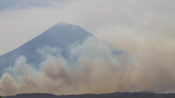 Aktywny Wulkan Popocatepetl Meksyku — Wideo stockowe