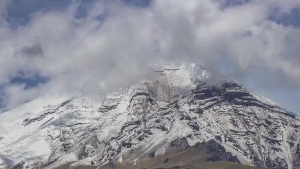 Meksika Popocatepetl Aktif Yanardağ — Stok video