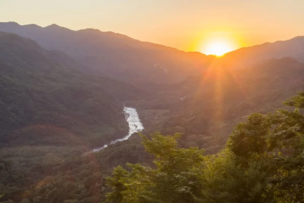 Cataratas Atardecer Cascadas Copalitilla Llano Grande Huatulco Oaxaca México —  Fotos de Stock