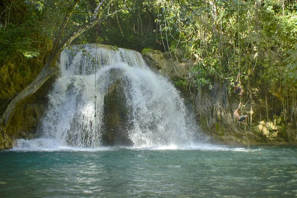 Cascadas Llano Grande Huatulco Oaxaca México — Foto de Stock