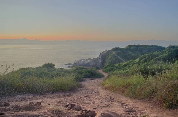 Vista Panorámica Senderos Punta Cometa Huatulco Oaxaca México — Foto de Stock