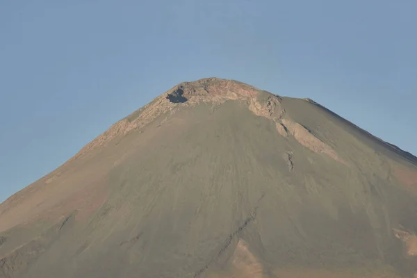 Dawn Volcano Popocatepetl Puebla Mexico — стоковое фото