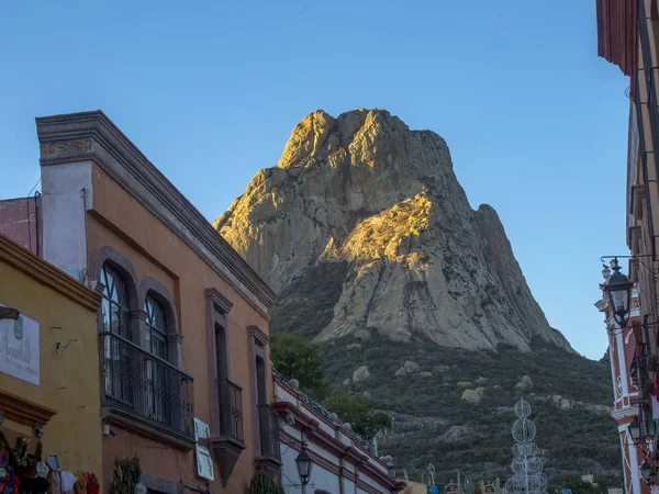 Panoramatický Pohled Císař Maximilian Pamětní Kaple Nachází Kopci Zvony Cerro — Stock fotografie