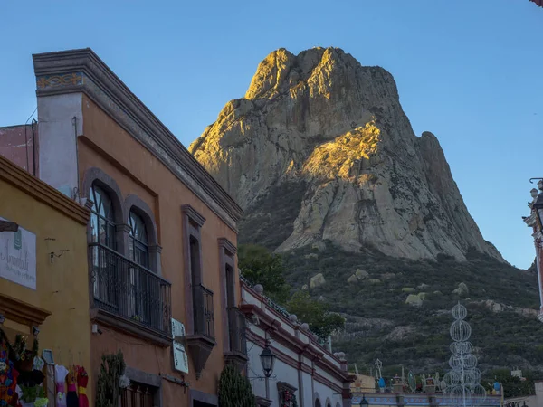 Panoramatický Pohled Císař Maximilian Pamětní Kaple Nachází Kopci Zvony Cerro — Stock fotografie