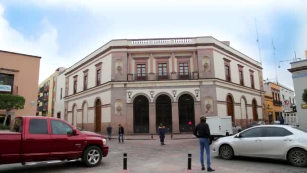 Santiago Queretaro Queretaro México Novembro 2019 Vista Para Rua Maria — Vídeo de Stock