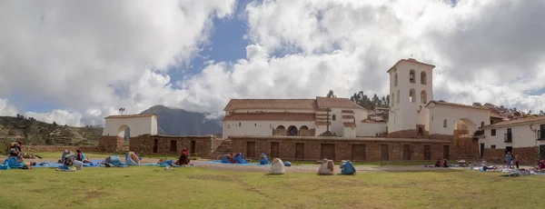 Cusco Perú Diciembre 2018 Chinchero Valle Asustado — Foto de Stock