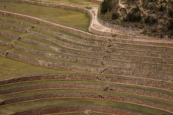 Sitio Arqueológico Moray Maras Perú — Foto de Stock