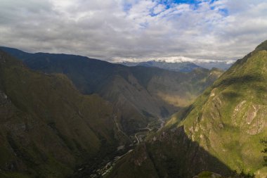 son İnka yolu köprü, Machu Picchu Peru İnka şehri kayıp-