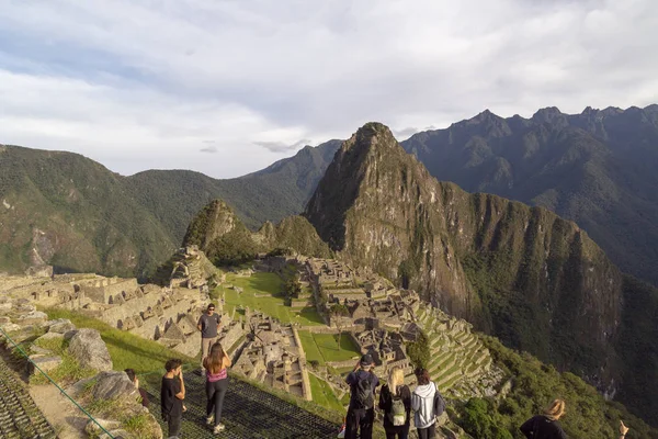 Machu Picchu December 2018 Ban Perui Machu Picchu Egyike Hét — Stock Fotó