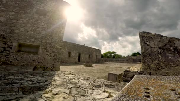 Zonsopgang Meditatie Lagune Van Zeven Kleuren Bacalar Quintana Roo Mexico — Stockvideo