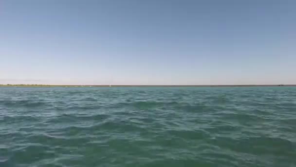 Laguna Bacalar Molo Lagunare Quintana Roo Messico — Video Stock