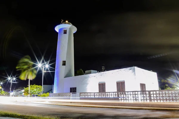 La luce notturna, Chetumal, Quintana Roo, Messico — Foto Stock