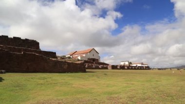 Cusco, Peru - 15 Aralık 2018 Chinchero, vadi korkuttu