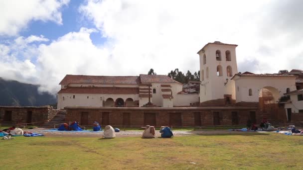 Cusco Peru Dezembro 2018 Chinchero Vale Medo — Vídeo de Stock