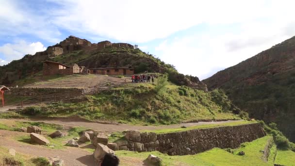 Moray Maras Archeologische Site Peru — Stockvideo