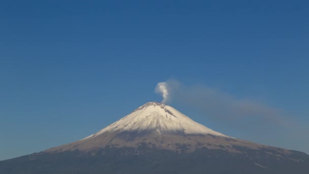 Vulcano Popopocatepetl Puebla Messico — Video Stock