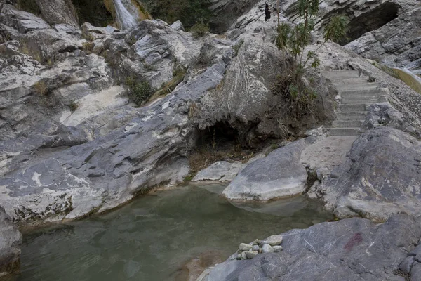 Cascadas de San Agust jalá n Ahuehuetla, el aguacate, Puebla, México —  Fotos de Stock