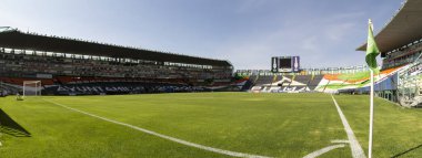 Len, Guanajuato Mxico - 20 Haziran 2019: Estadio Leon, Nou Camp - Club Len F.C. panoramik görünümü