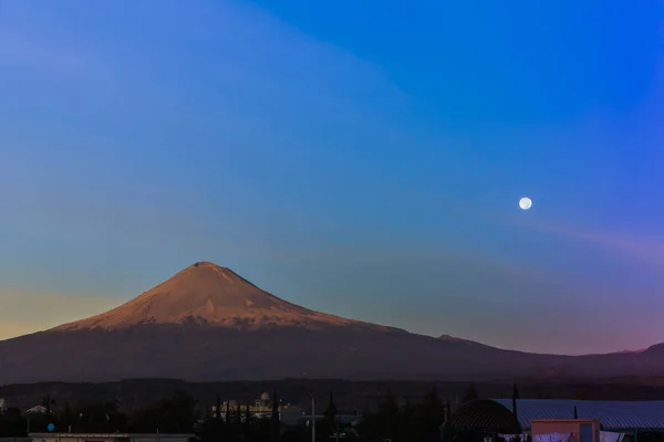 Izta-Popo Zoquiapan Nemzeti Park és Kilátás vulkán Popocatepetl, Mexikó — Stock Fotó