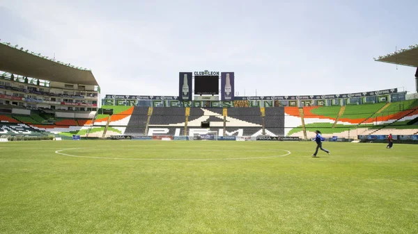 Leon, Guanajuato México- 20 de junio de 2019: Estadio Len, Nou Camp - Club Len F.C. vista panorámica —  Fotos de Stock