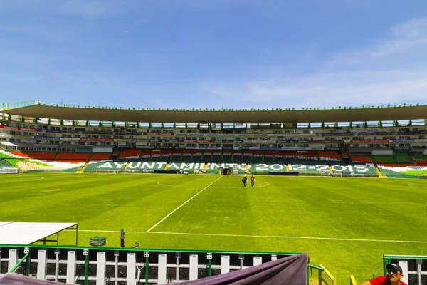 Leon, Guanajuato Meksika - 20 Haziran 2019: Estadio Len, Nou Camp - Club Len F.C. panoramik görünümü — Stok fotoğraf