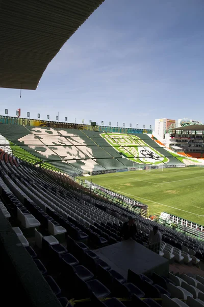 Leon, Guanajuato Mxico - 20 Haziran 2019: Estadio Len, Nou Camp - Club Len F.C. panoramik görünümü — Stok fotoğraf