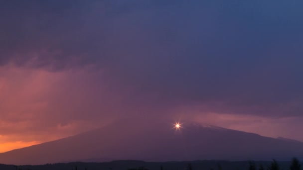 Volcano Eruption Popocatepetl Mxico — Stock Video